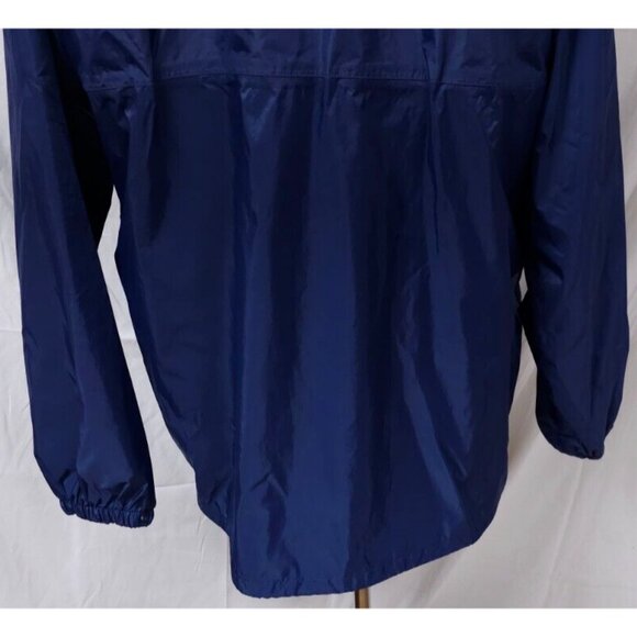 Stearns Dry Wear 1/2 Zip Pullover Blue Packable Windbreaker Rain Coat Jacket (L) - Picture 10 of 13